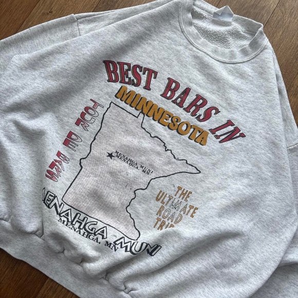 Unisex Vintage 90s Santee Tour de Bars graphic crewneck - Picture 4 of 7